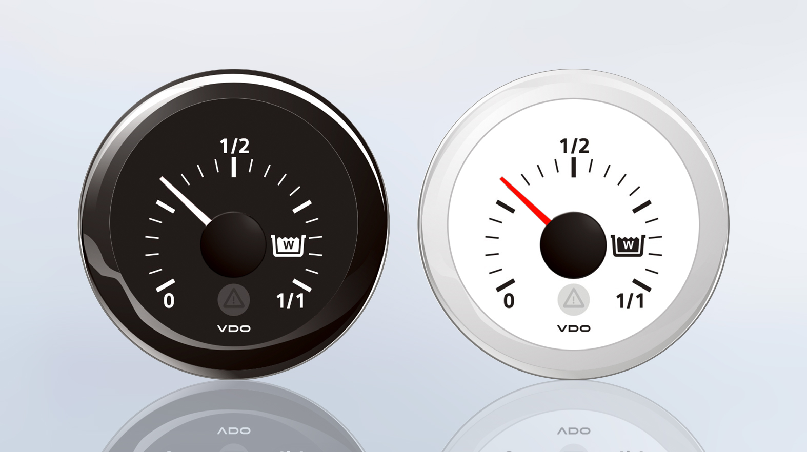 The ViewLine blackwater tank gauge indicates the level of waste water.