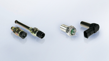 Variety of different sensors based on Hall-, as well as Inductive technology for speed value logging, wide range of connectors, pigtails etc.